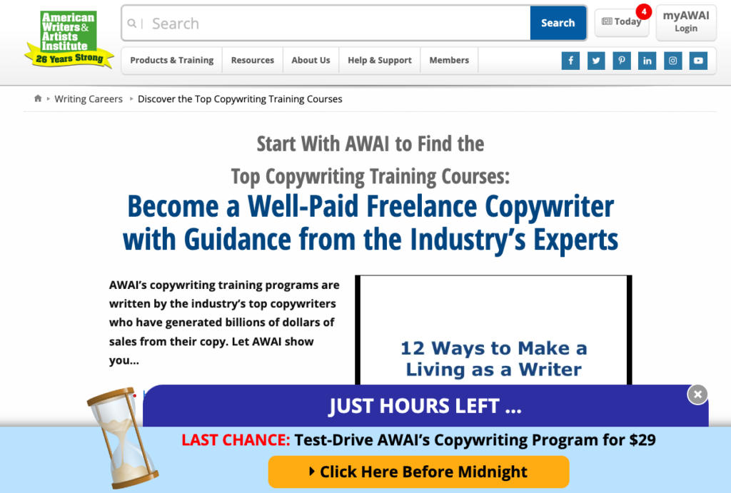 online copy writer course