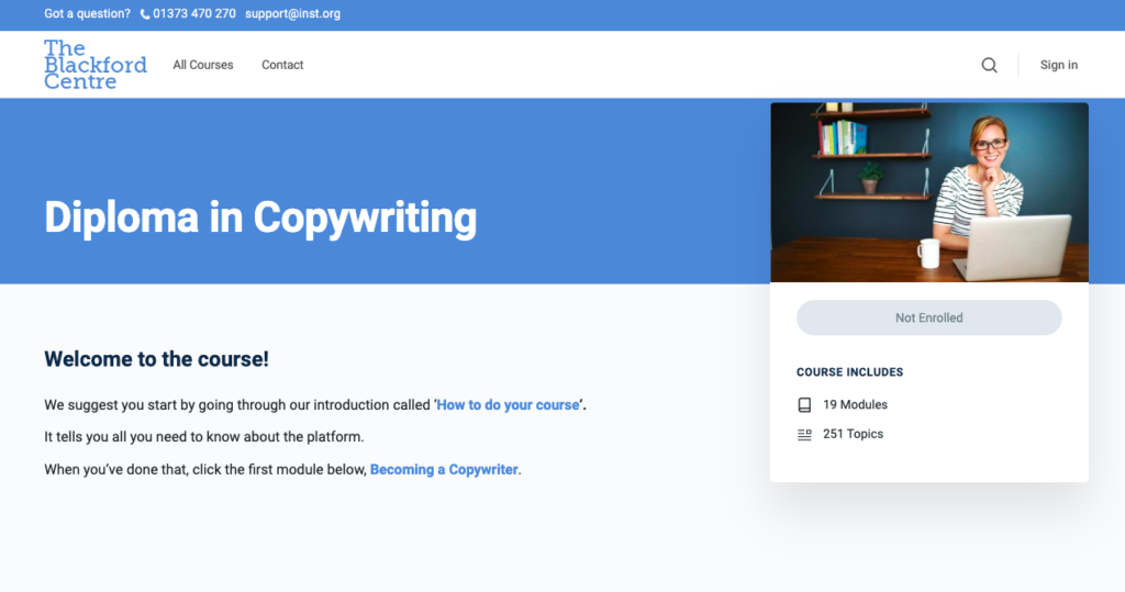 online copywriting courses 